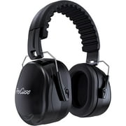 ProCase Noise Reduction Safety Ear Muffs • 32dB Hearing Protection Earmuffs • Ear Defenders • with Adjustable Headband • for Shooting Mowing Construction Manufacturing Woodwork -Black